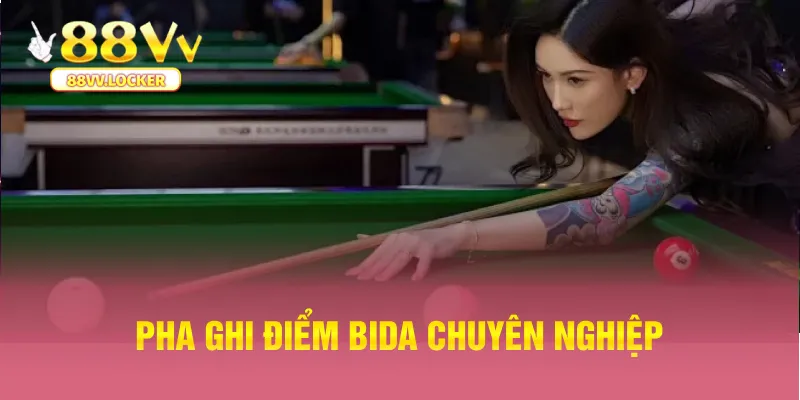 Pha ghi điểm bida chuyên nghiệp